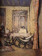 Indoor rocking chair, Edouard Vuillard